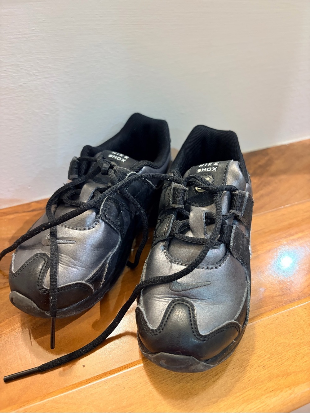 Nike Shox Baby / Kids Black Athletic Sneakers - Lightweight Everyday Shoe
